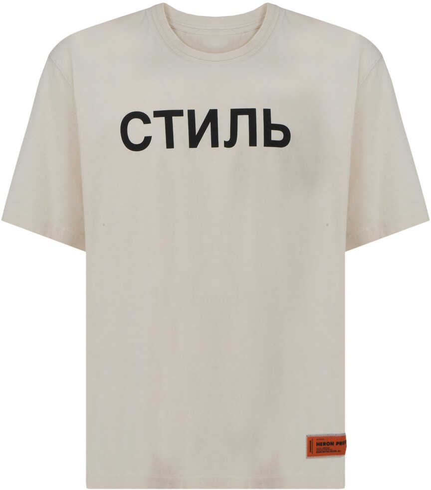 Heron Preston T-Shirt HMAA025C99JER002 WHITE/BLACK