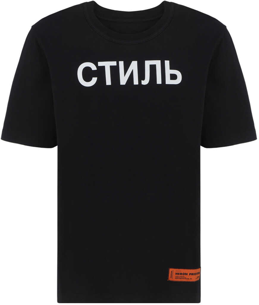 Heron Preston T-Shirt HMAA025C99JER002 BLACK/WHITE