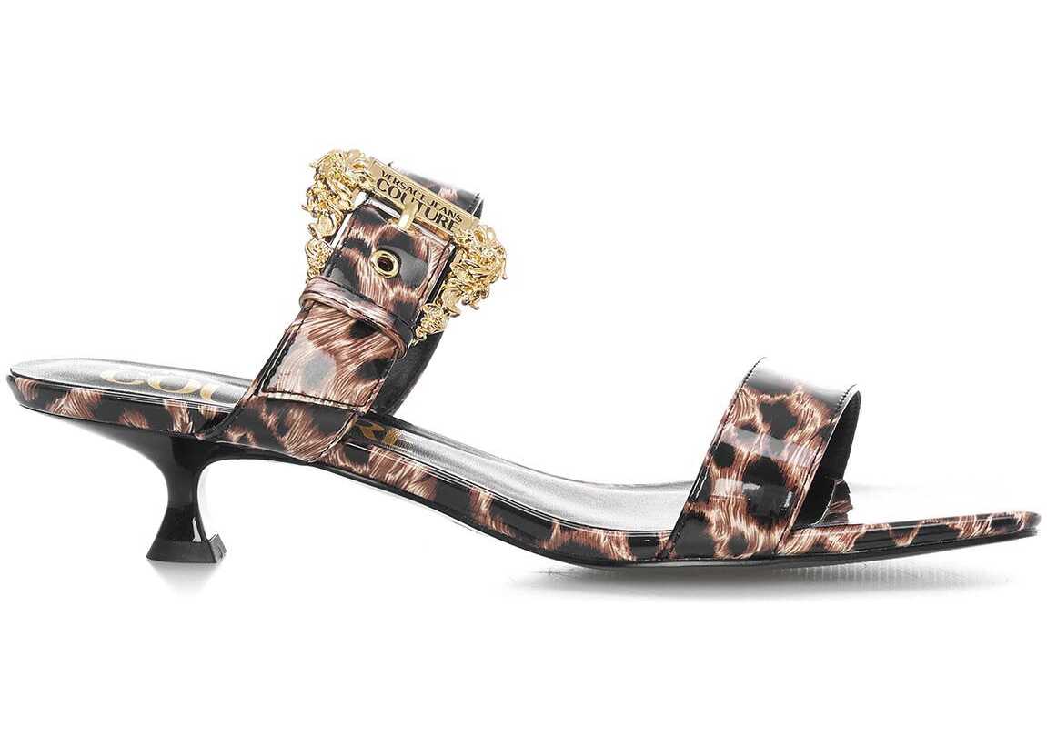 Versace Sandal with heel Brown