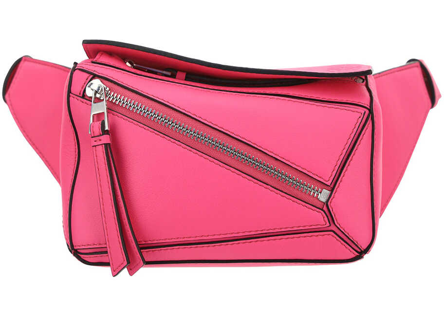 Loewe Puzzle Mini Bumbag B510U89X02 NEON PINK