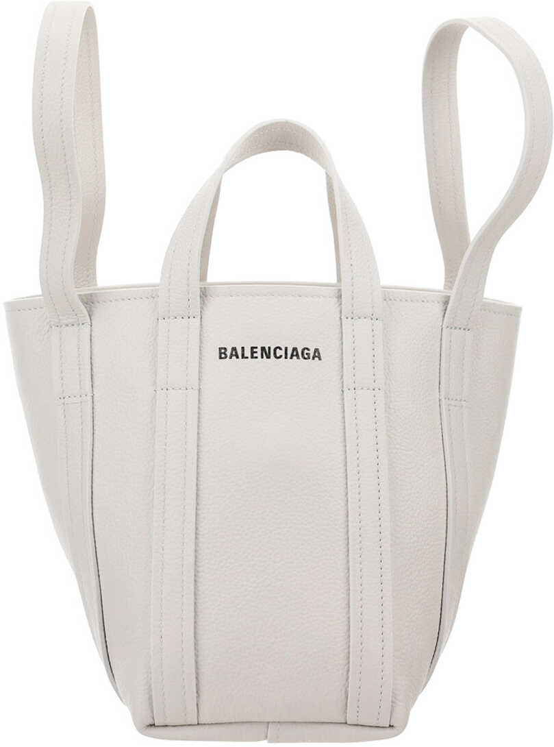 Balenciaga Everyday Handbag 67279315YUN CHALKY WHITE/L BLA