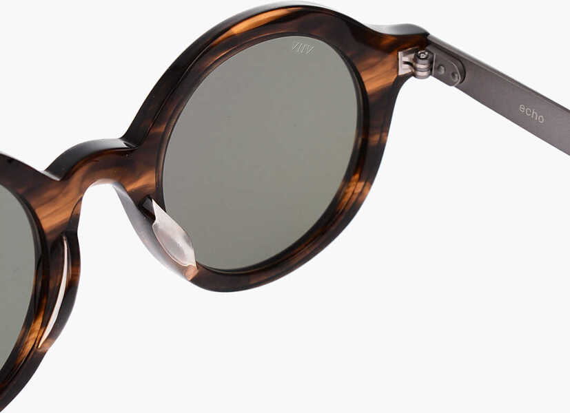 Ochelari de soare OAMC Turtle Printed Rounded Sunglasses Brown Barbati (BM 8766777) 3