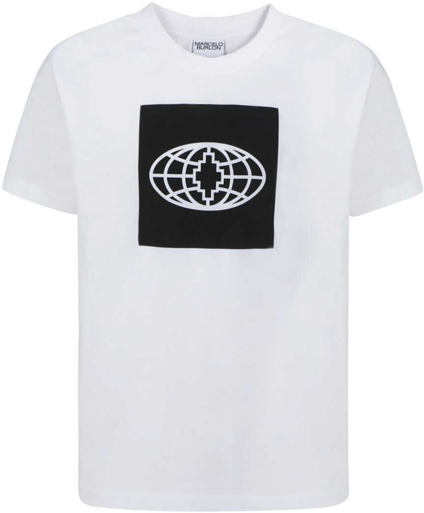 Marcelo Burlon T-Shirt CMAA018S22JER009 WHITE BLACK