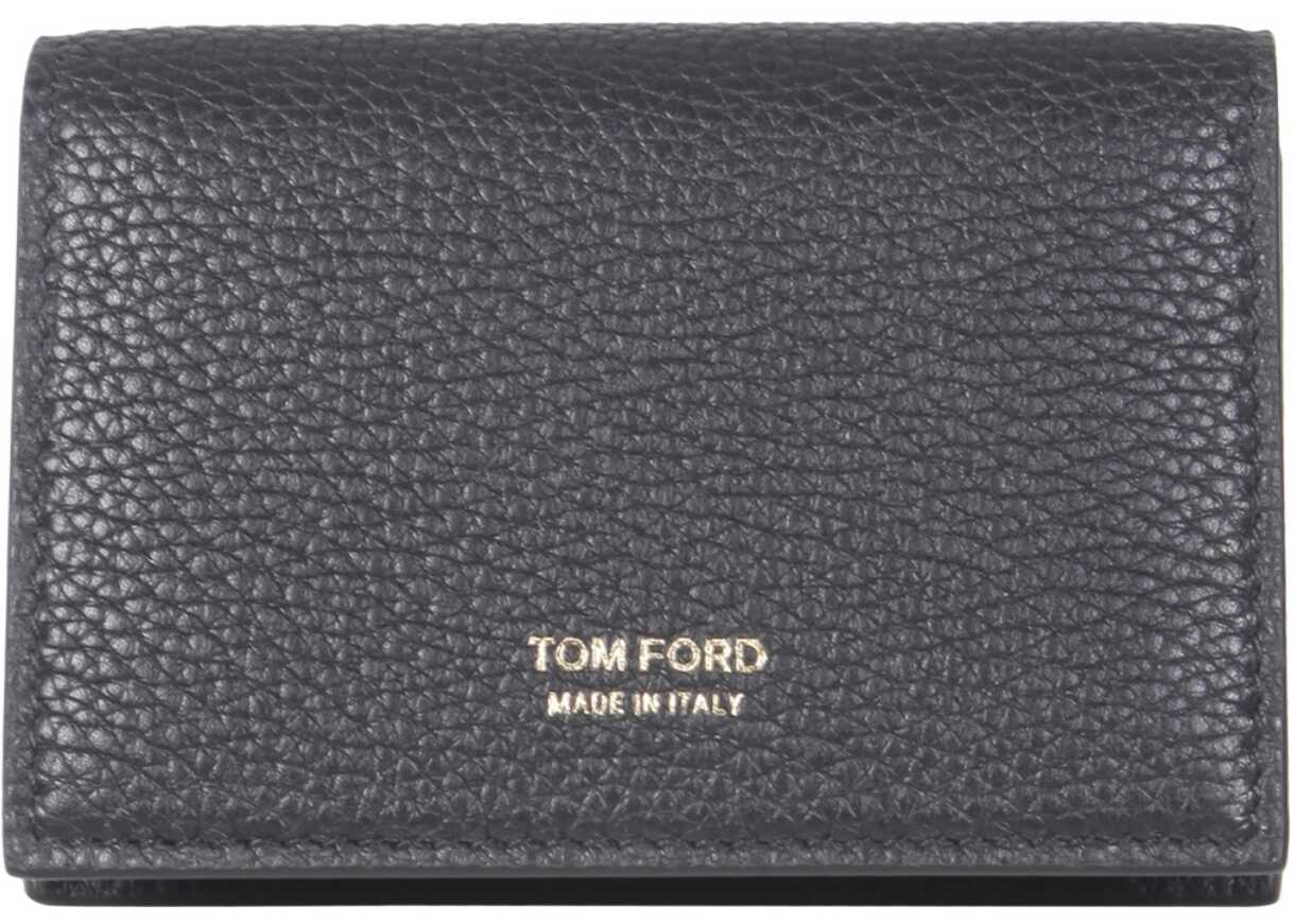 Tom Ford T Line Japanese Business Card Holder Y0277T_LCL158U9000 BLACK