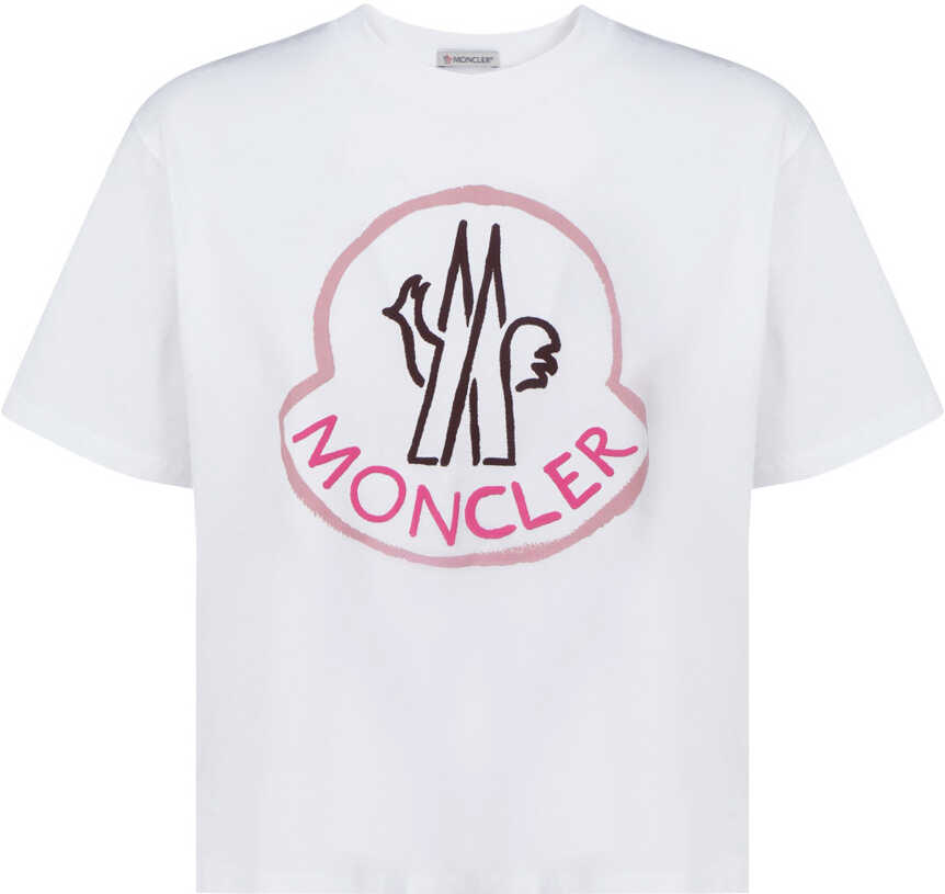 Moncler T-Shirt 8C00009829FB OFF WHITE