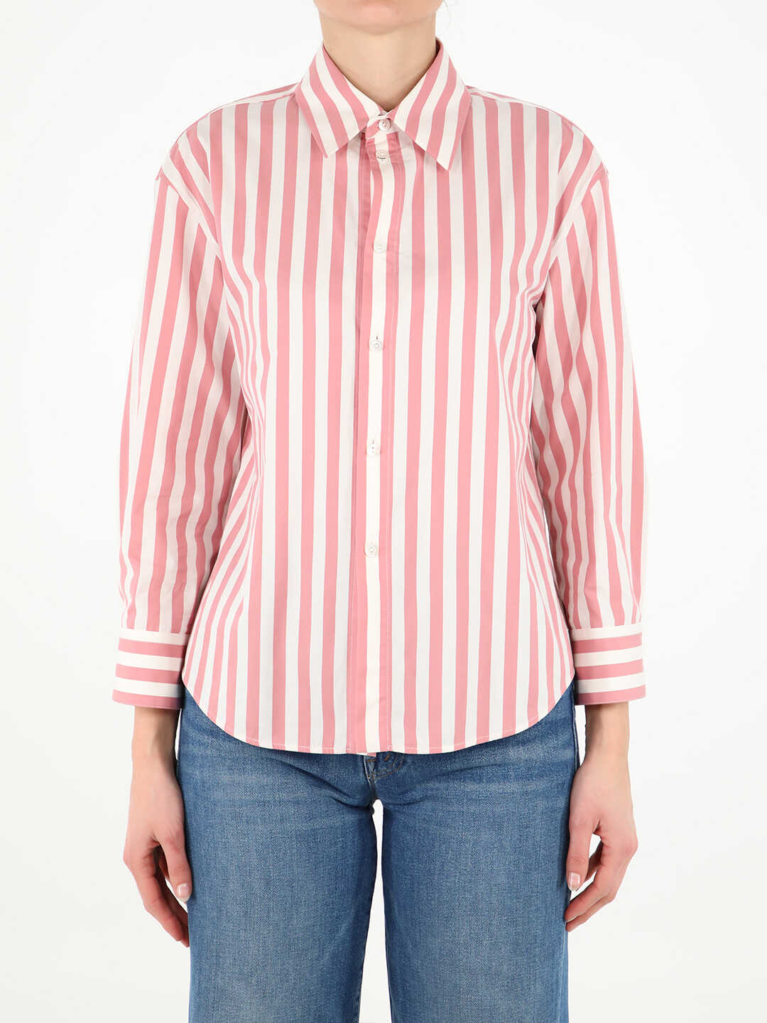 Jil Sander Striped Shirt White image