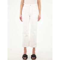 Blugi White Denim Jeans Femei