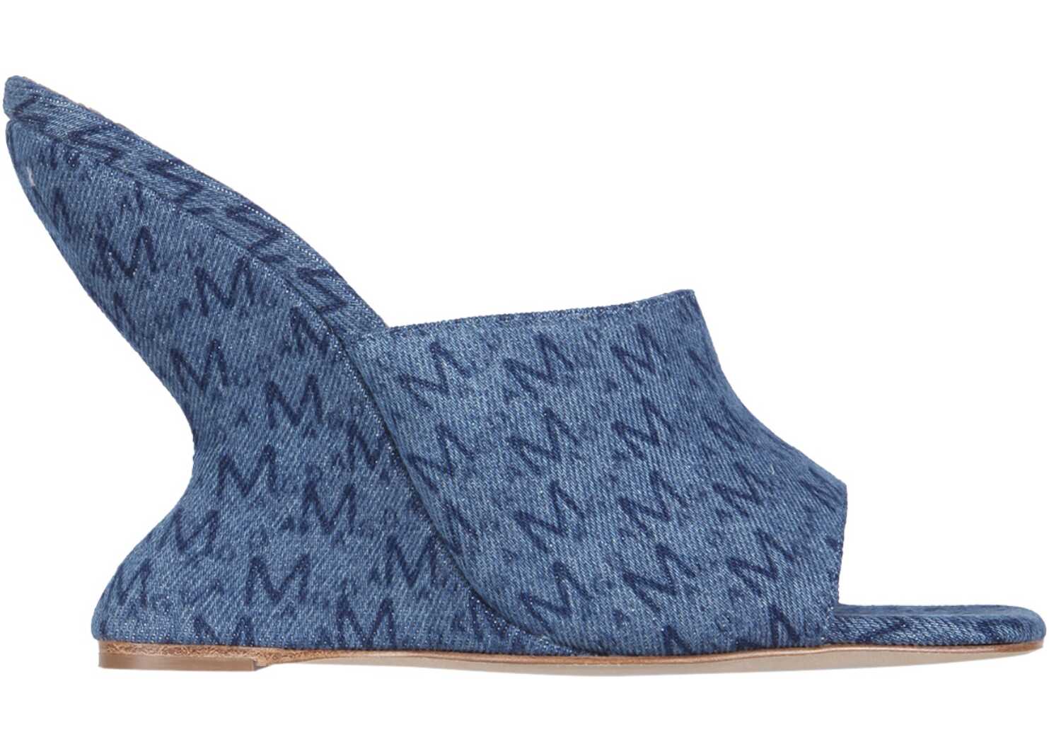 Magda Butrym Fabric Sandals BLUE image21