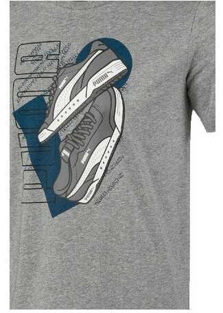 Tricouri PUMA Sneaker Graphic T-Shirt 581911-03 Grey Barbati (BM 8774670) 2