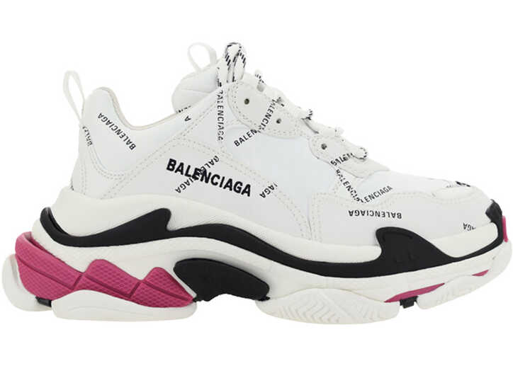 Balenciaga Triple S Sneakers 524039W2FA4 WHITE/BLK/FLUO PINK