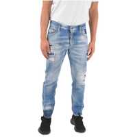Blugi drepti 15Cm Distressed Tidy Biker Jeans Barbati