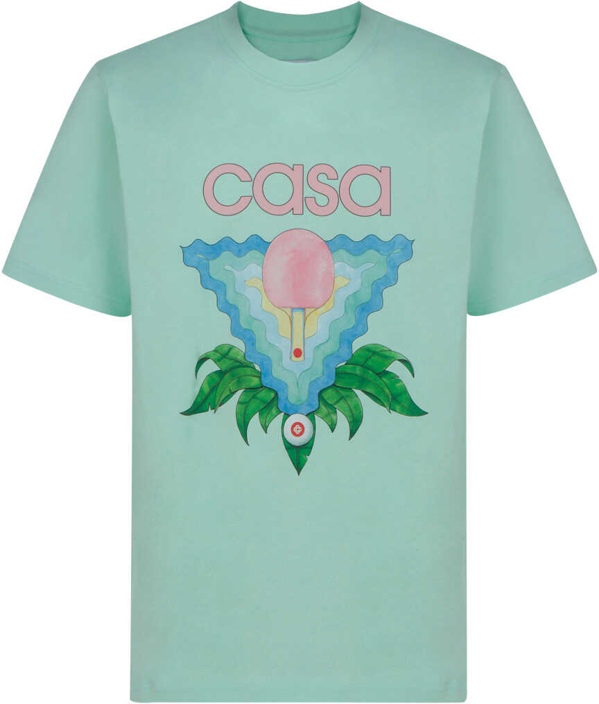 Casablanca T-Shirt MS22JTS001 MEMPHIS CLUB ICON