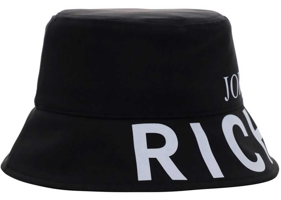 John Richmond Amar Bucket Hat RMP22178HA BLACK