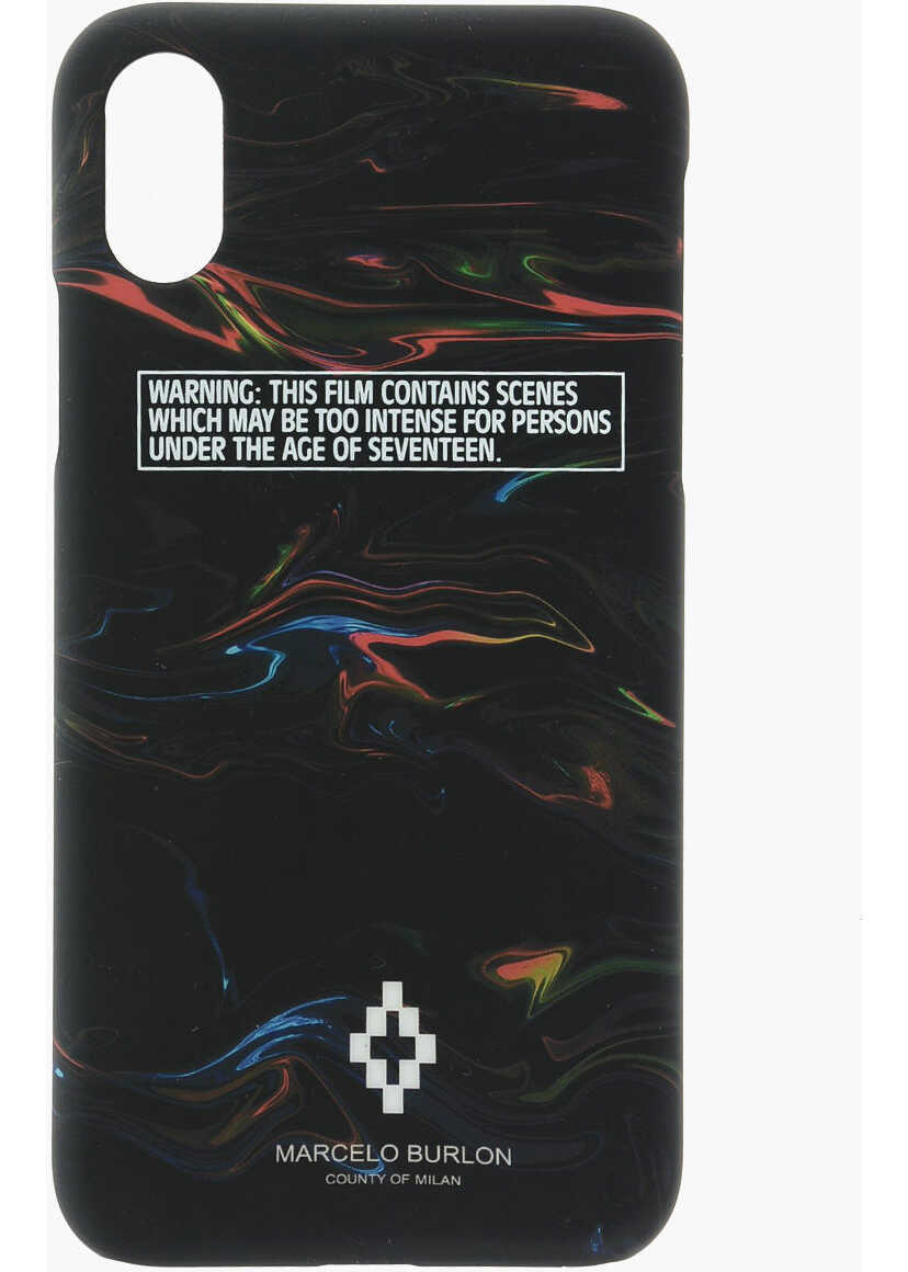 Huse mobil & tablete Marcelo Burlon Printed X Case Iphone Black Barbati (BM 8775735) 1