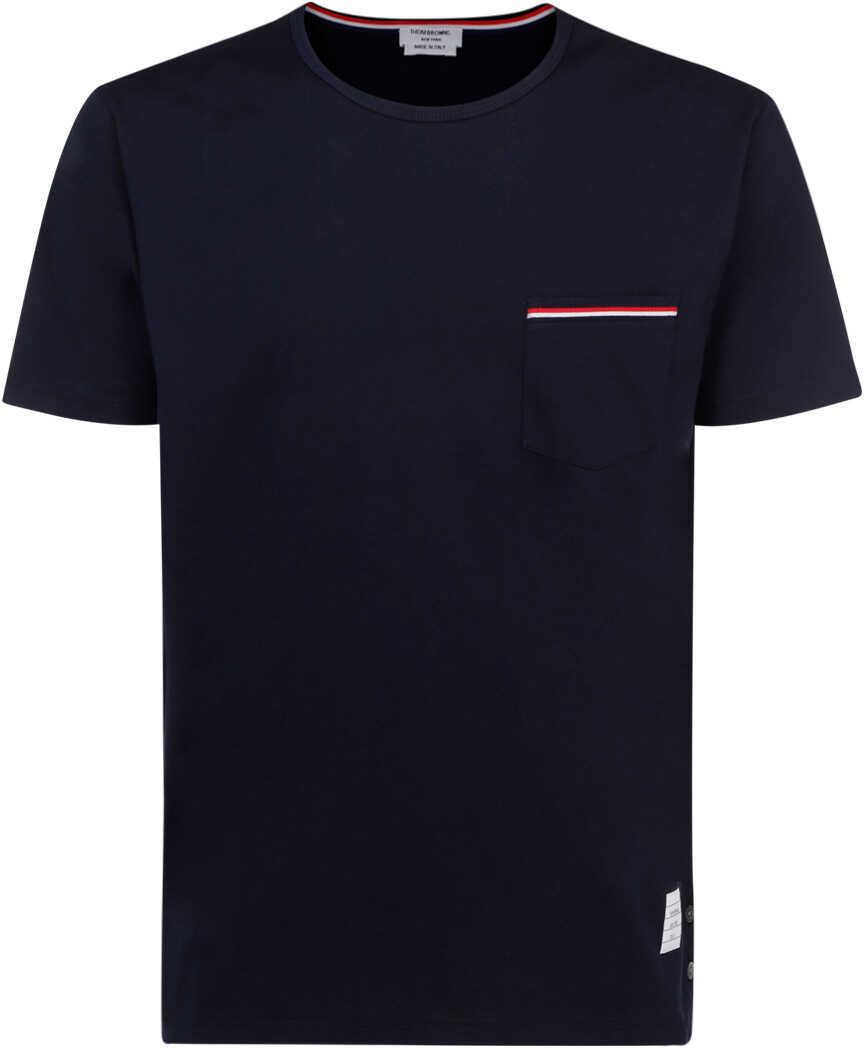 Thom Browne T-Shirt MJS010A01454 NAVY