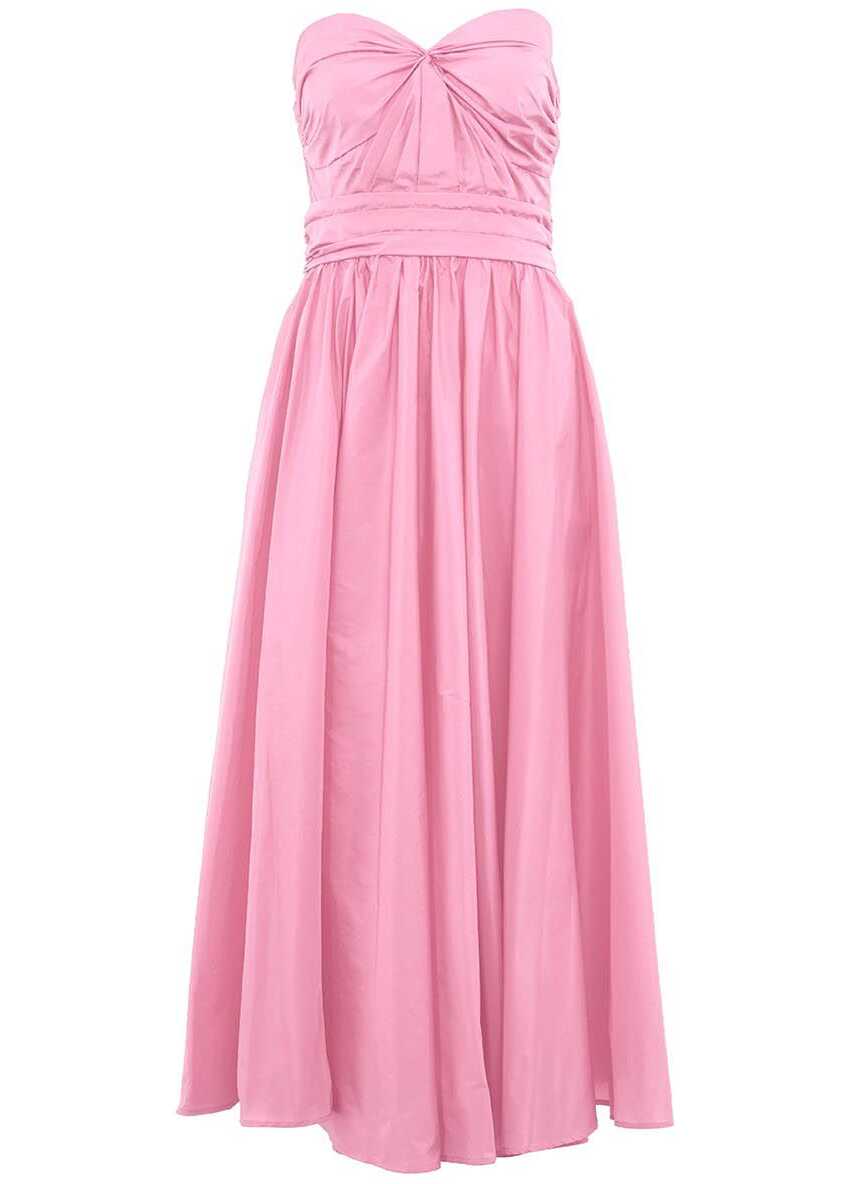 Liu Jo Long taffeta dress Pink