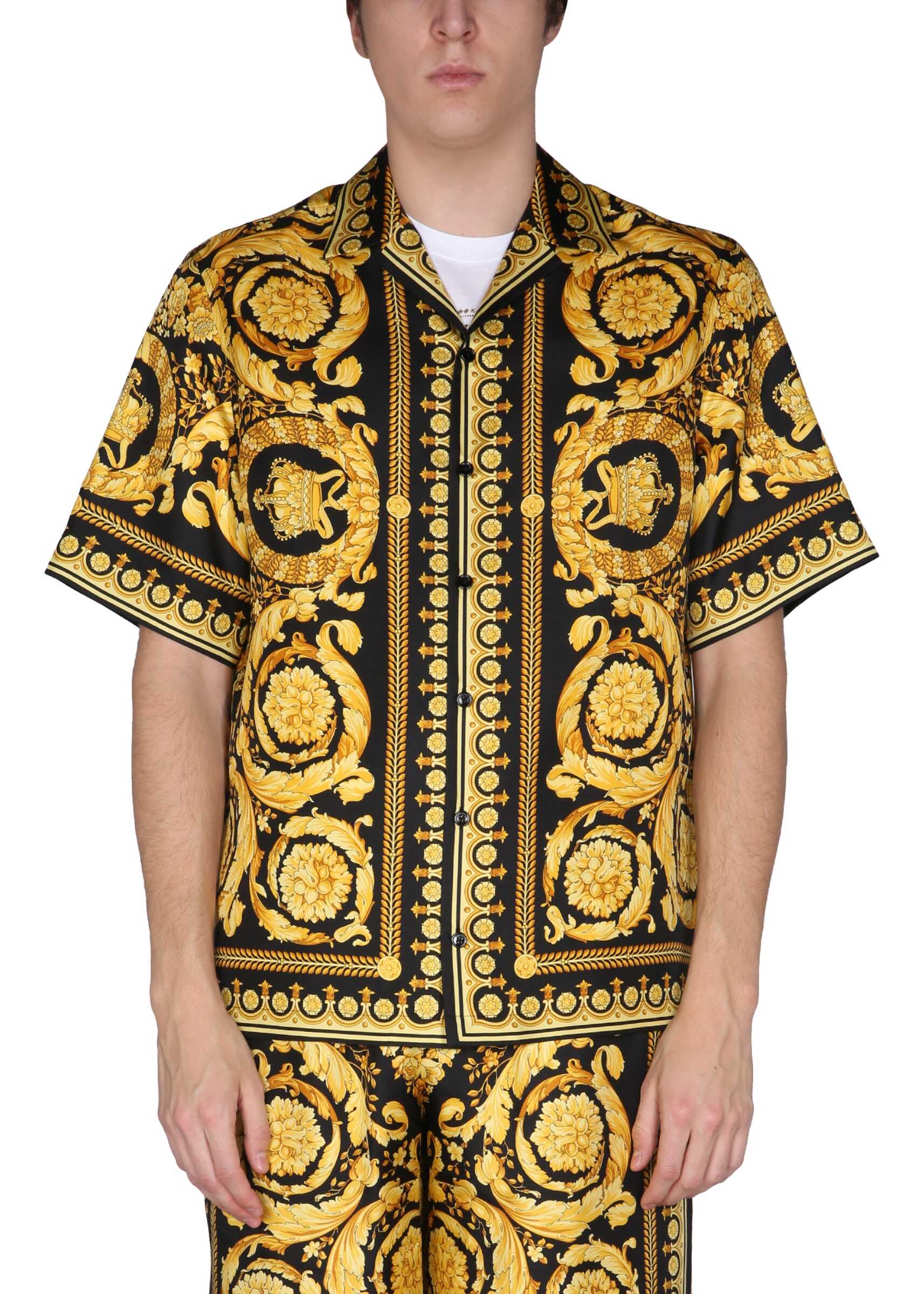 Versace Baroque Print Shirt 1003926_1A030445B000 MULTICOLOUR
