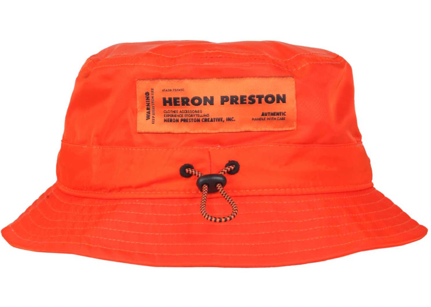 Heron Preston Bucket Hat With Ctnmb Logo HMLA005_S22FAB0012201 ORANGE