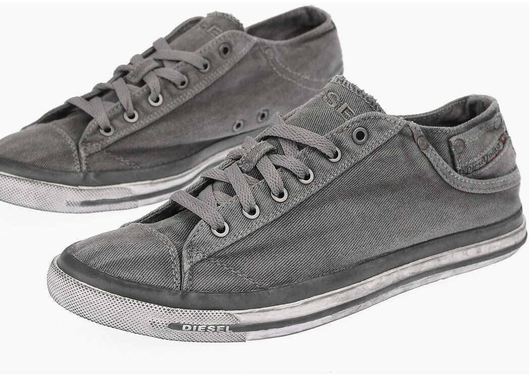 Diesel Denim Exposure Low I Sneakers Gray