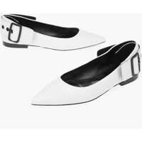Balerini casual Leather D-Momy Bat Point Toe Ballet Flats Femei