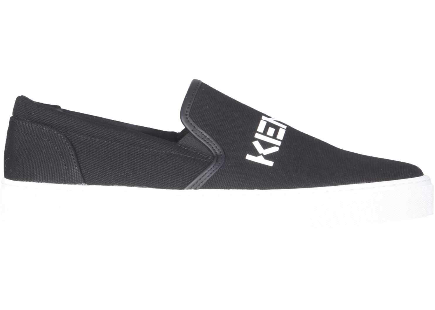 Kenzo K-Skate Slip-Ons FB65SN186_F7199 BLACK