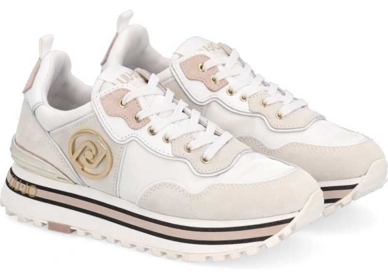 Sneakers Liu Jo Maxi Wonder 24 BA2053PX10201111 White/Beige Femei (BM 8782950) 3