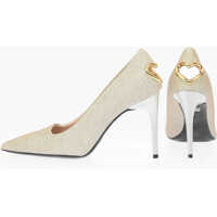 Pantofi stiletto Love Stiletto Heel Glittery Pumps With Heart Detail 10Cm Femei