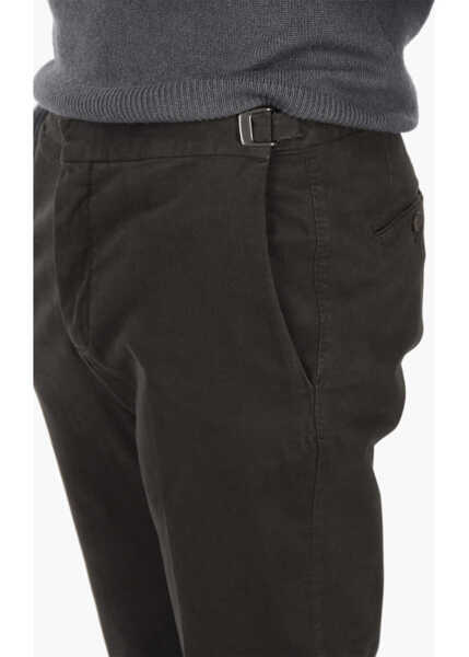 Pantaloni casual CORNELIANI Stretch Cotton Moro Pant Brown Barbati (BM 8783526) 3