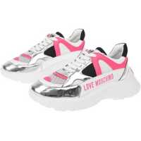 Sneakers Love Fabric Sneakers Running60 With Fluo Details Femei