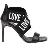 Sandale cu toc Love Leather Stiletto Heeled Sandals Spillo95 With Logo 9Cm Femei