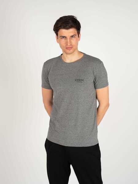 Tricouri Iceberg C-neck ICE1UTS01 Szary Barbati (BM 8785494) 3