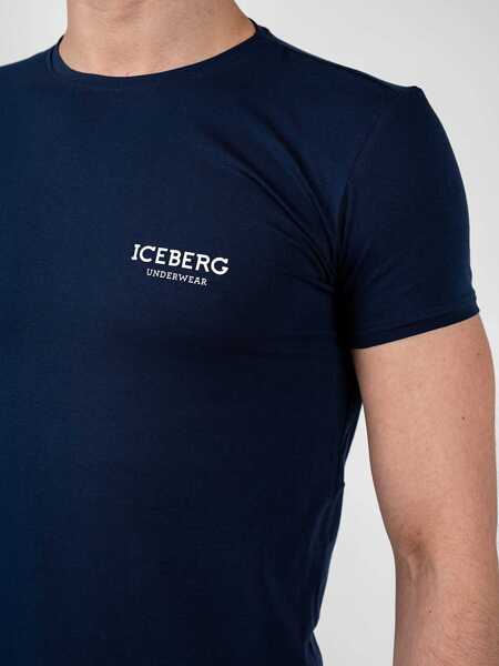 Tricouri Iceberg C-neck ICE1UTS01 Granatowy Barbati (BM 8785494) 6