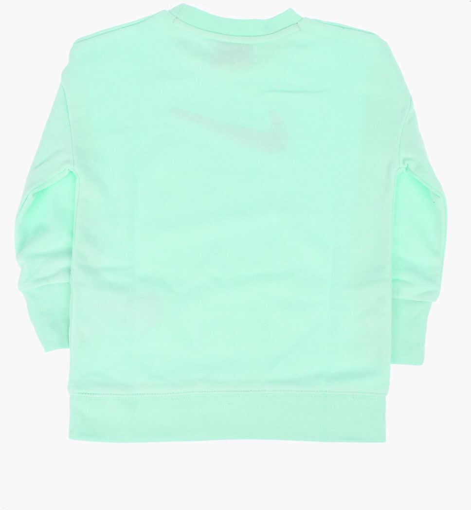 Bluze de trening Nike Floral Embroidered Sweatshirt Green Baieti (BM 8785650) 3