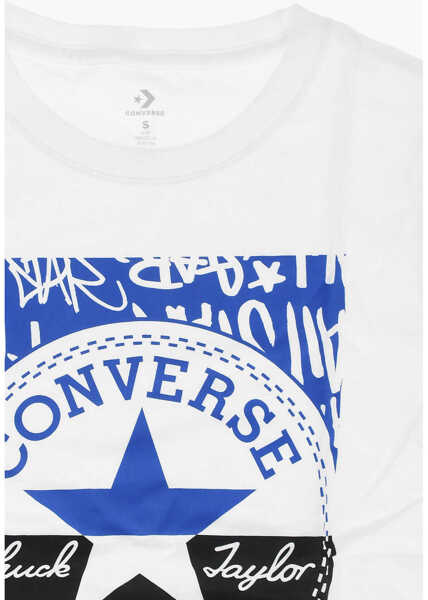 Tricouri Converse All Star Chuck Taylor Printed T-Shirt White Baieti (BM 8785929) 2