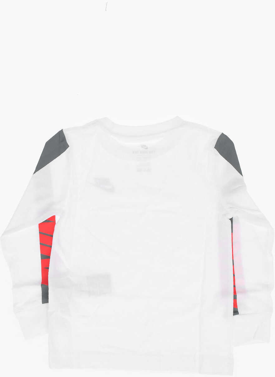 Tricouri Nike Printed T-Shirt White Baieti (BM 8785935) 3