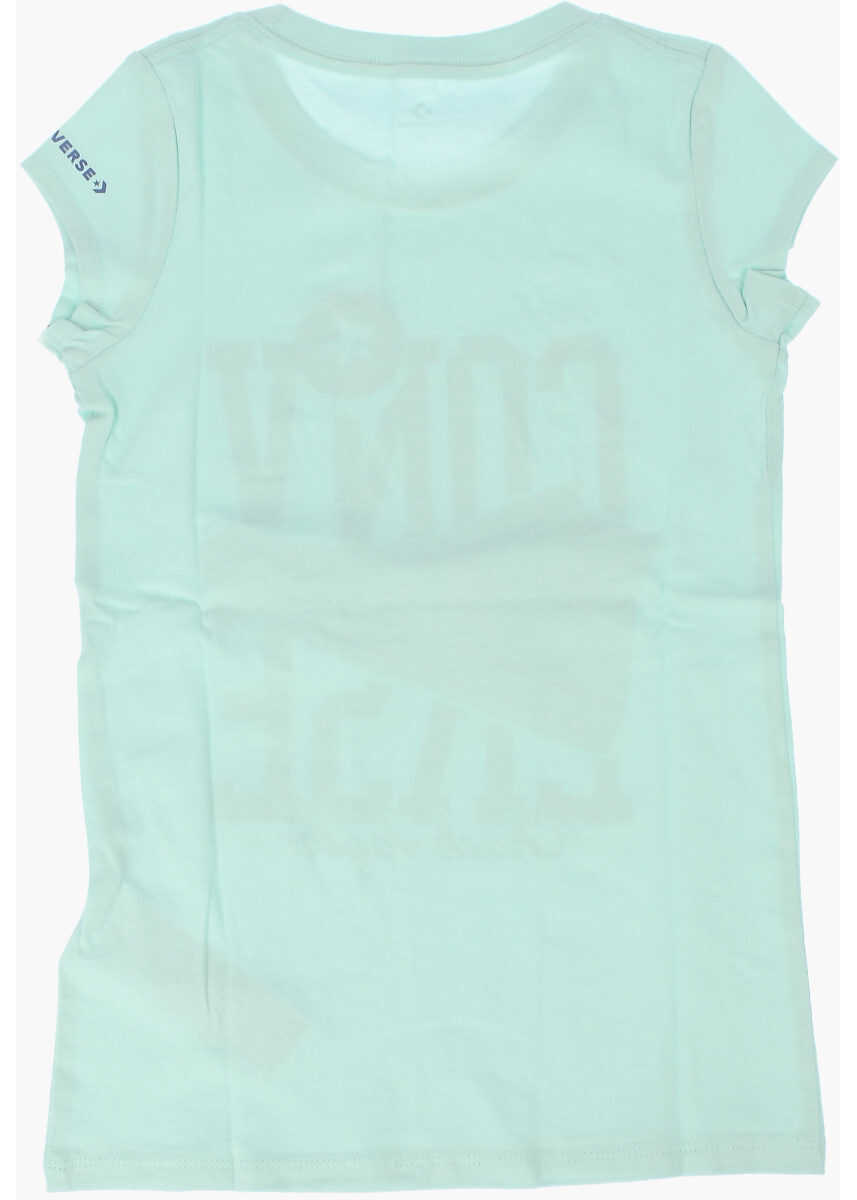 Tricouri Converse All Star Chuck Taylor Mixi Printed Front T-Shirt Green Baieti (BM 8785938) 3