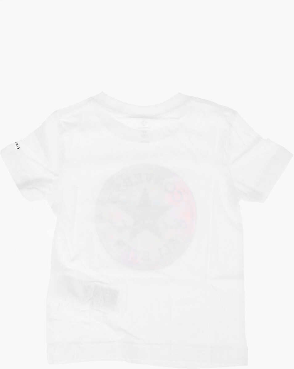 Tricouri Converse All Star Chuck Taylor T-Shirt With Lo-Print On The Fron White Baieti (BM 8785941) 3