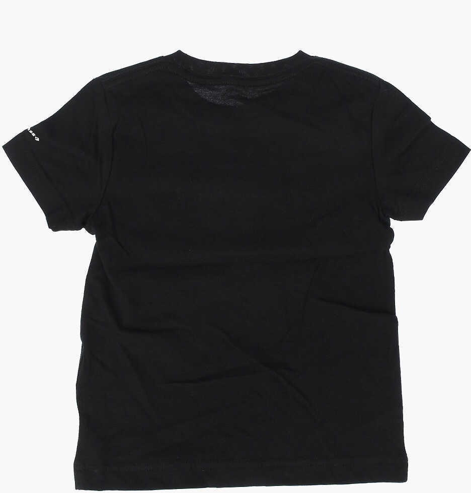 Tricouri Converse All Star Chuck Taylor Printed T-Shirt Black Baieti (BM 8786538) 3