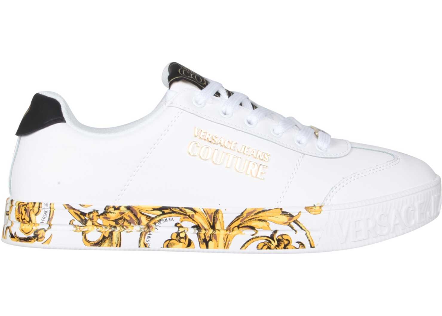Versace Jeans Couture Spinner Regalia Baroque Sneakers 72YA3SK6_ZP099003 WHITE