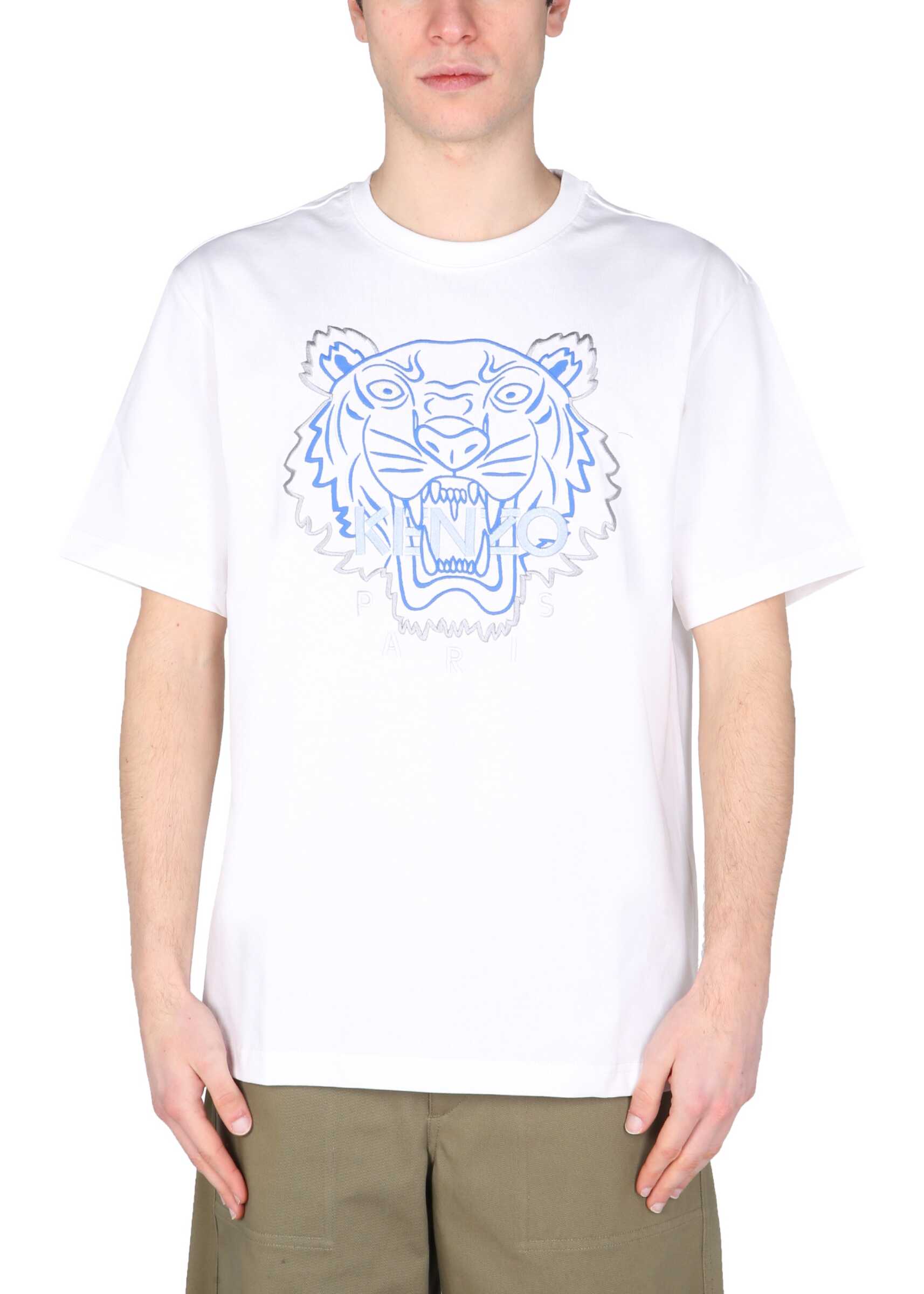 Kenzo Tiger T-Shirt FC55TS219_4YH01B WHITE