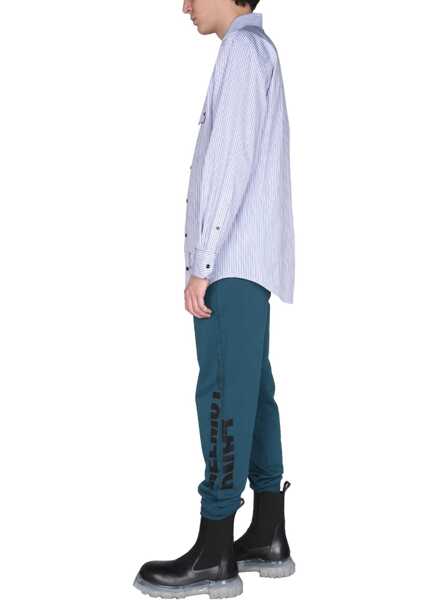 Treninguri HELMUT LANG Jogging Pants With Logo Print BLUE Barbati (BM 8789106) 2