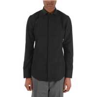 Camasi casual Spread Collar Hidden Closure Shirt Barbati