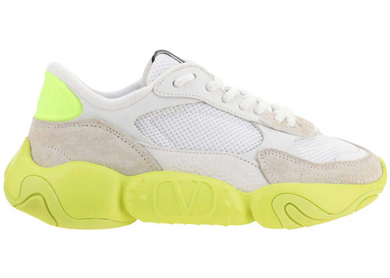 Valentino Garavani Sneakers XY2S0F08KNZ BIANCO/GIALLO FLUO