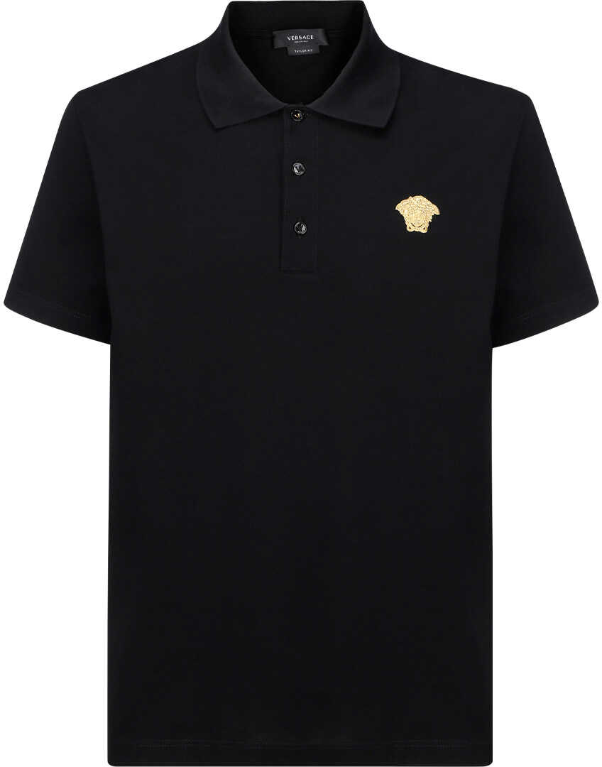 Versace Polo Shirt A87427A237141 NERO-ORO