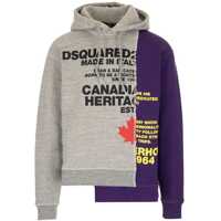 Hanorace Two-Tone Sweatshirt With Hood Barbati