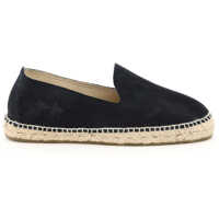 Espadrile Suede Leather Hamptons Espadrilles Barbati