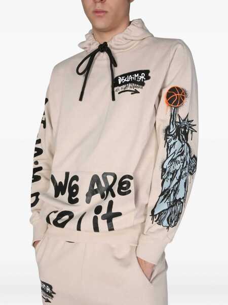 Hanorace Disclaimer Sweatshirt With Logo Print BEIGE Barbati (BM 8799267) 3