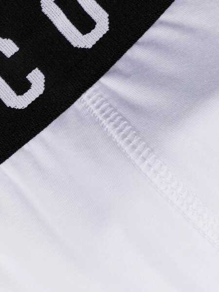 Lenjerie intima DSQUARED2 Icon Boxers WHITE Barbati (BM 8803248) 3