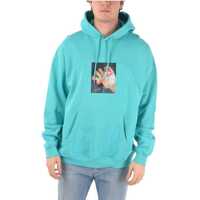 Hanorace Printed S-Ummer-A84 Sweatshirt With Maxi Patch Pocket And Ho Barbati