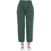 Pantaloni casual Pants With Paisley Pattern Femei